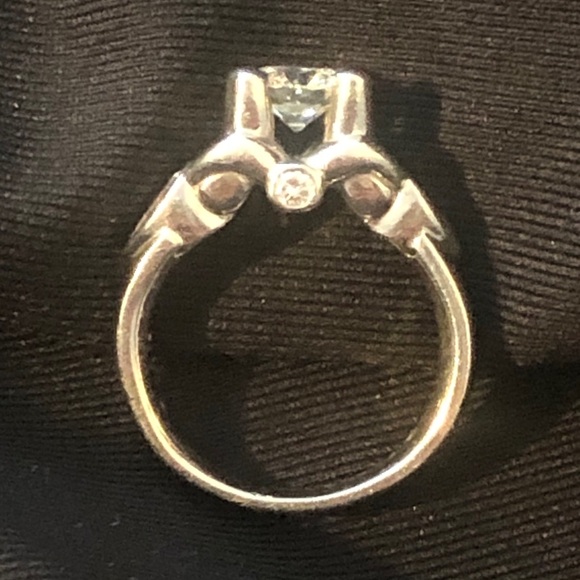 Verragio Platinum EGL cert Diamond Engagement Ring - Picture 5 of 16